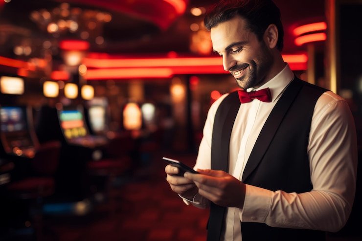 orochi blackjack table betting interface and chip stack